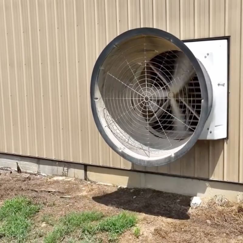 Poultry House Ventilation Maintenance Pulleys and Belts Southland